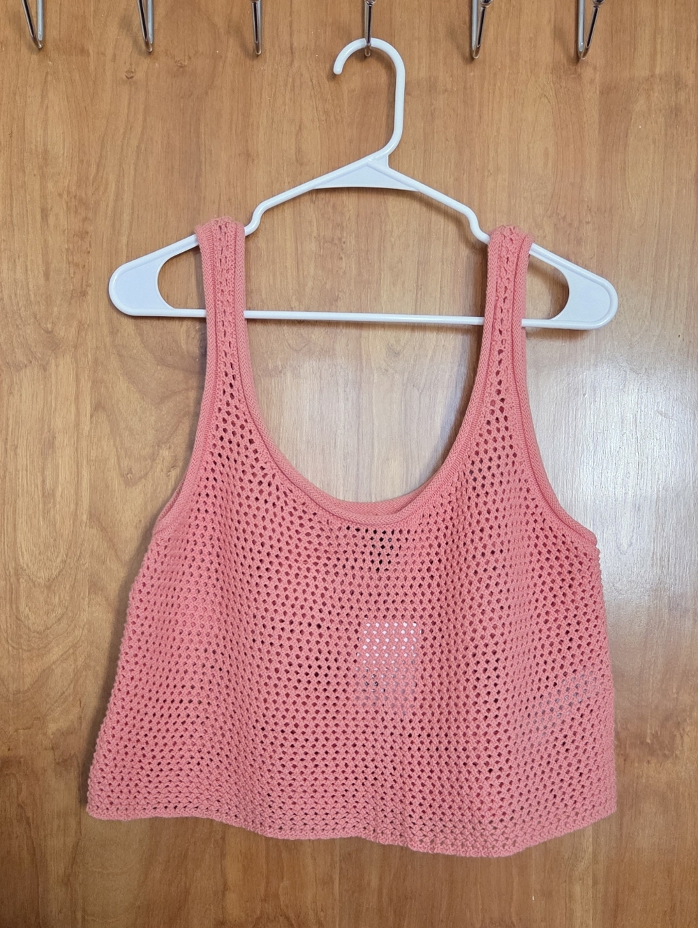 Forever 21 Coral Knit Tank Top